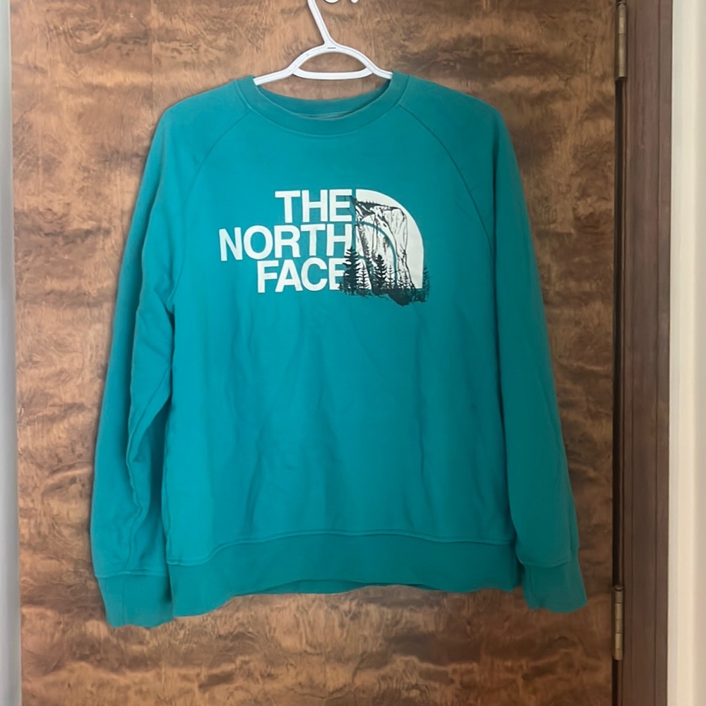 The North Face Green Boxy Sweatshirt